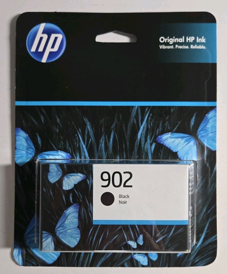 HP 902 Black Ink Cartridge Exp 10/2023 OEM
