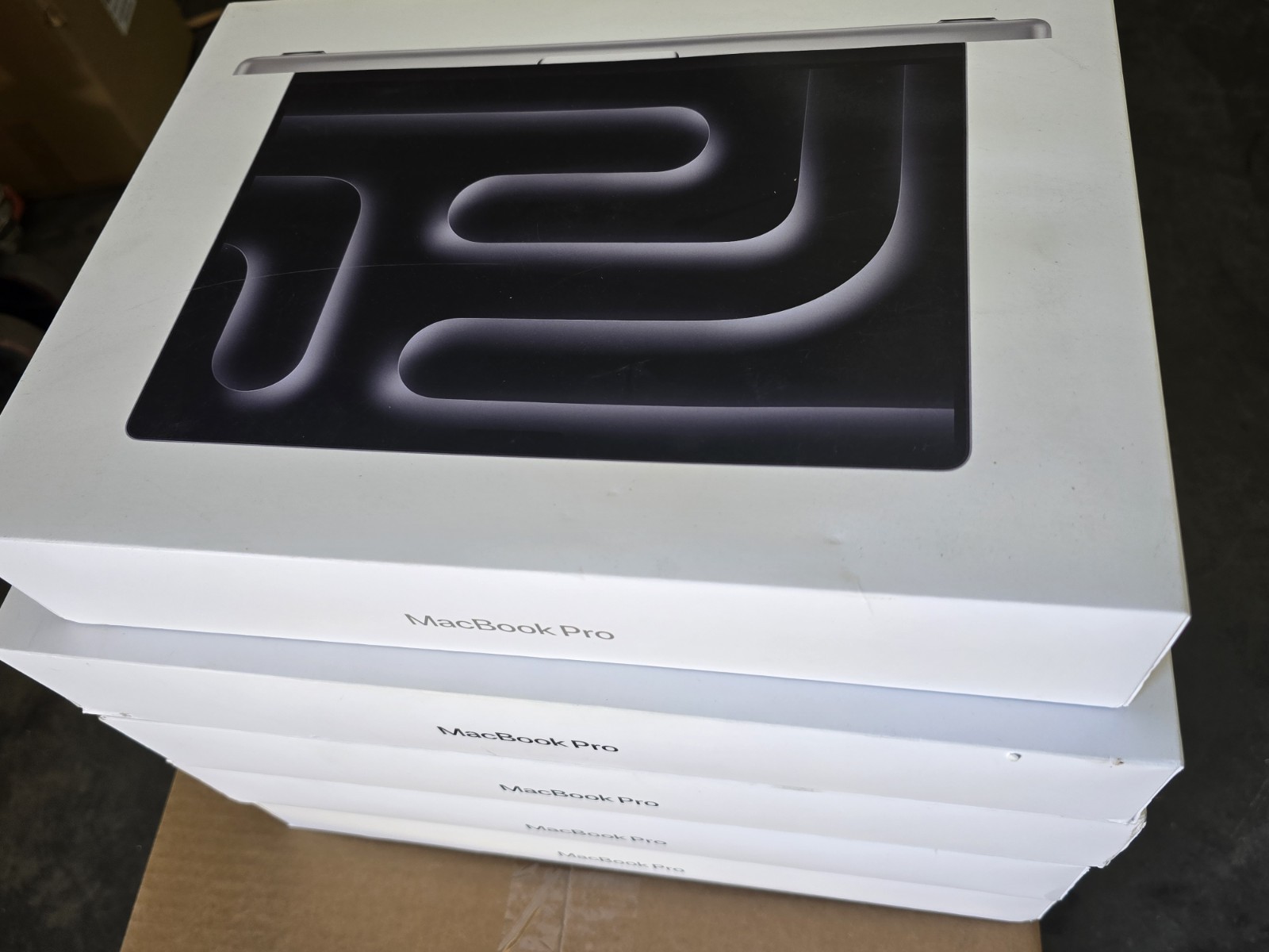 Lot of 5 EMPTY Apple MacBook Boxes Bundle - Pro 16", 14", Air - NO LAPTOPS