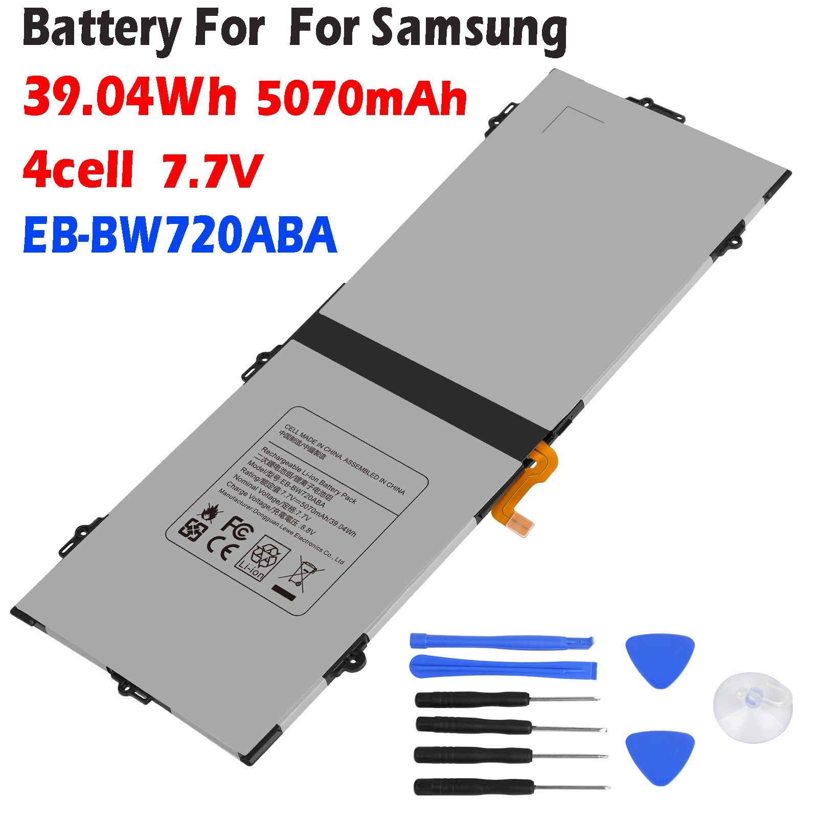 LOT Replace EB-BW720ABA Battery For Samsung Chromebook Plus V2 XE521QAB XE520QAB