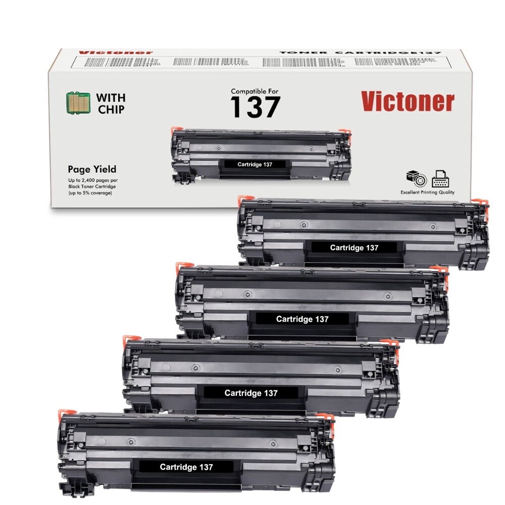 4x CRG137 for Canon 137 Toner Cartridge ImageClass MF227dw MF212w MF232w MF244dw