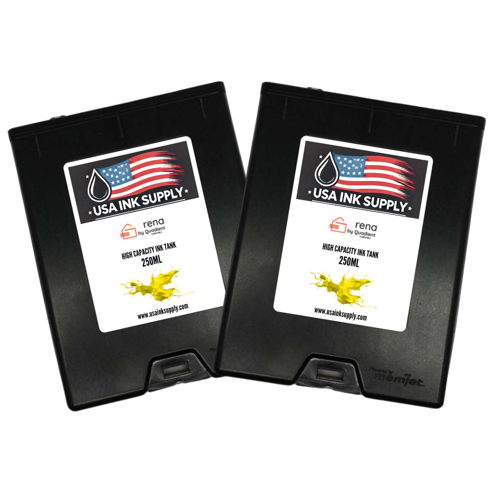 Rena by Quadient Compatible MemJet Ink Tank 2-Pack (YY) - High Capacity (500mL)