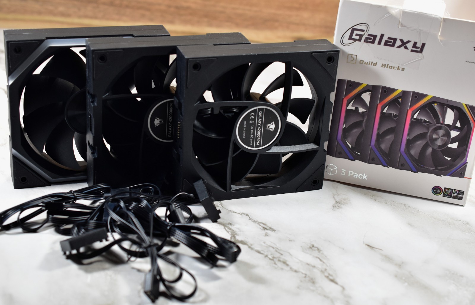 Jungle Leopard GALAXY 120 PC case fan Computer Cooling 3Pack)