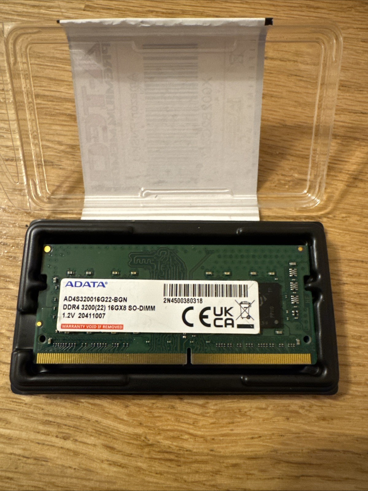 ADATA Premier 16GB SODIMM Memory RAM - Bulk (AD4S320016G22-BGN)
