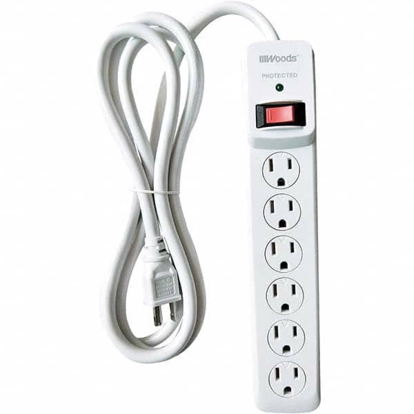 SOUTHWIRE Woods Power Outlet Strip; Amperage: 15 ; Voltage: 120 V