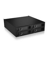 ICY BOX IB-2242U2K 13 3cm (5.25) Storage Drive Container U.2 M.2 Black ~D~