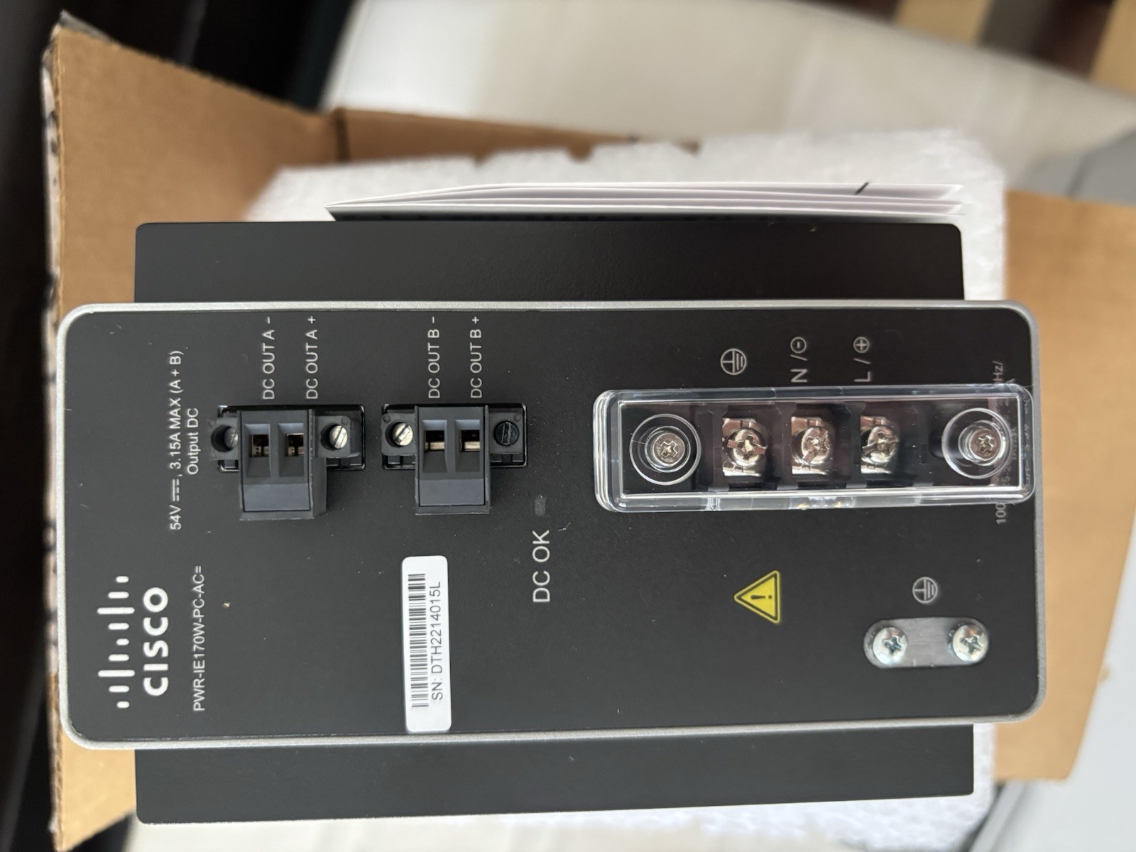 Cisco PWR-IE170W-PC-AC Power Module New 