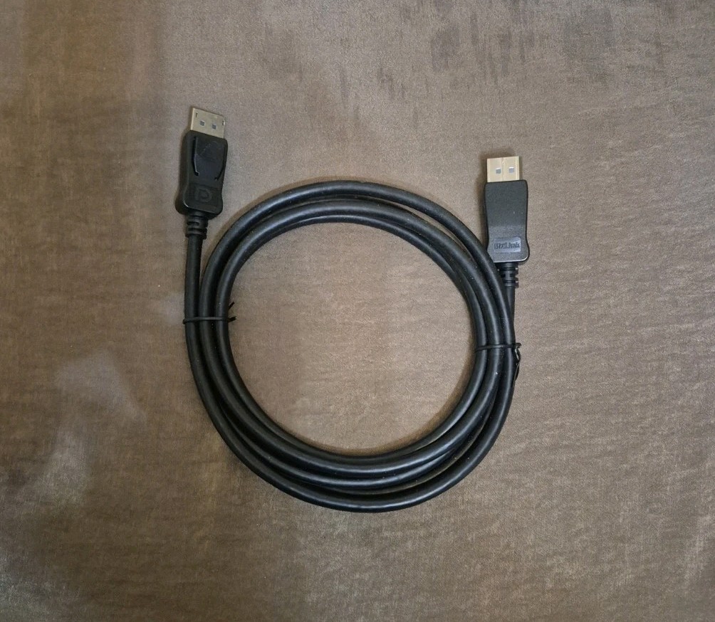 New 6ft Display port to Display Port Cable DP Male to Male Cord 4K HD w/ Latches