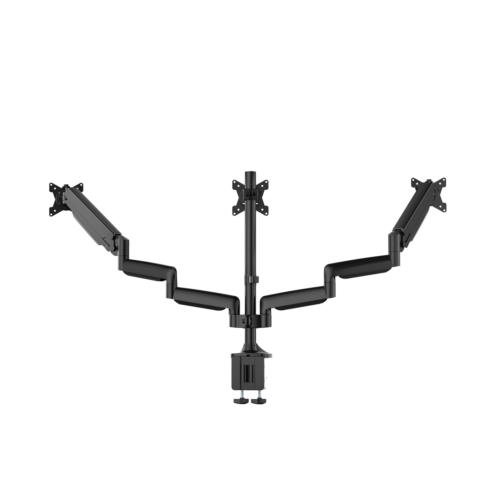UPGRAVITY Triple Monitor Stand, 3 Monitor Desk Mount for Three Flat/Curved Co...