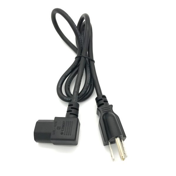 3FT RIGHT ANGLED 90° AC REPLACEMENT POWER CABLE CORD FOR SAMSUNG LG LCD TV HDTV