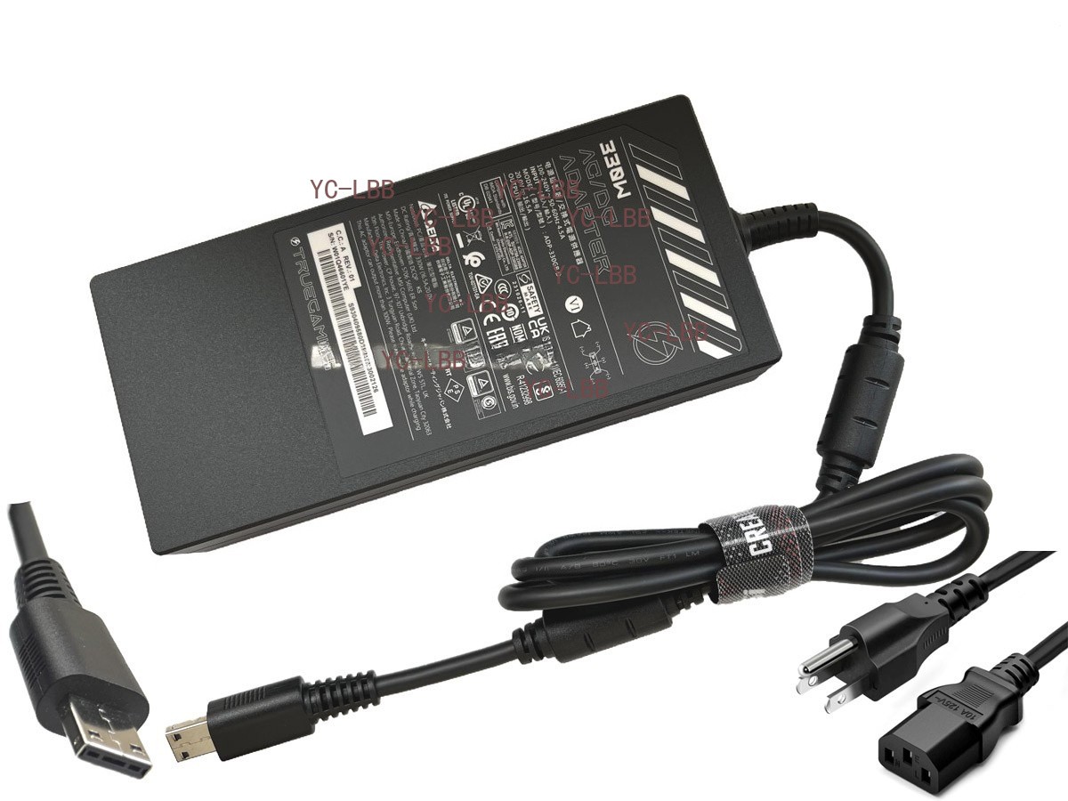 Original 20V 16.5A 330W AC Adapter Charger For MSI VECTOR 16 HX AI A2XWIG-420US