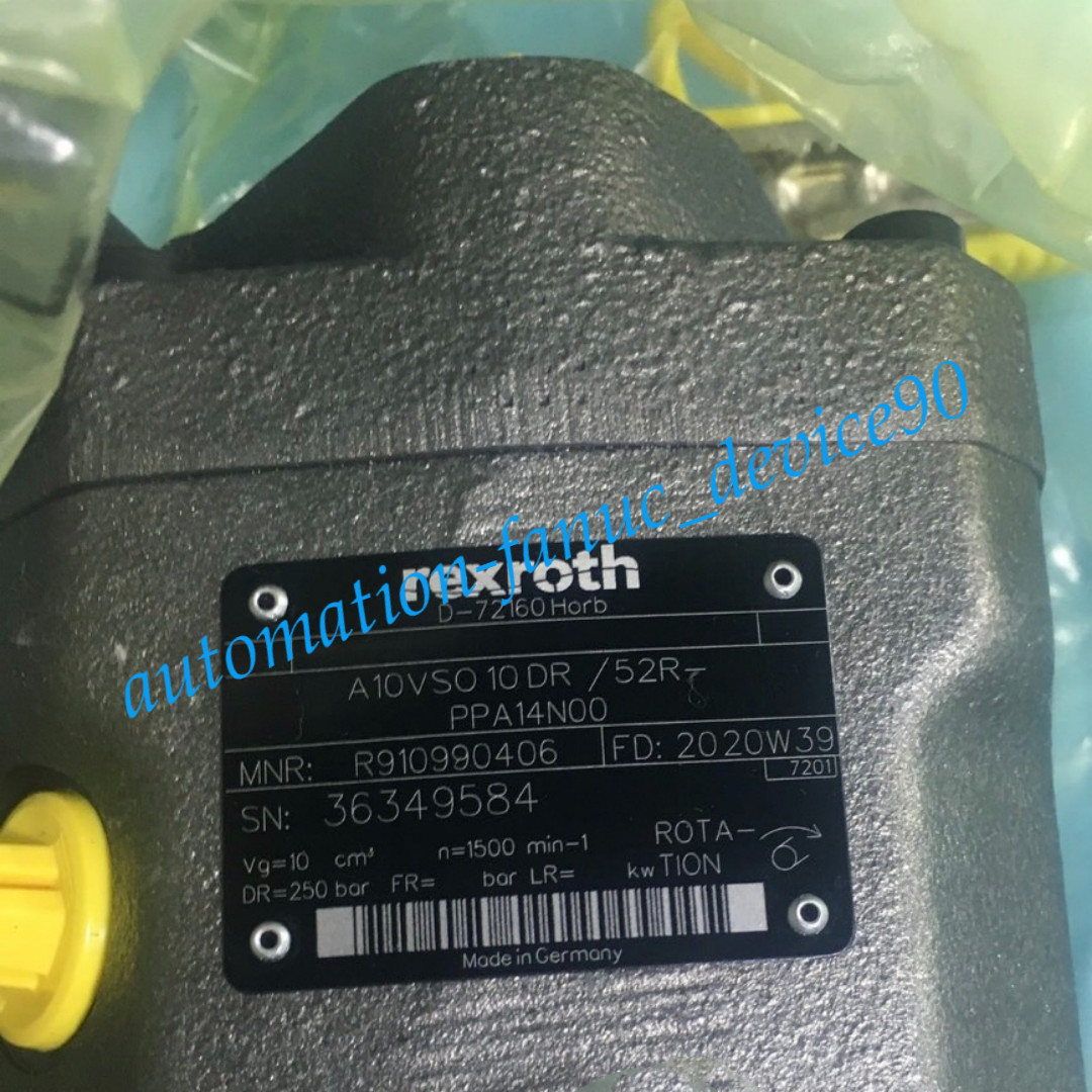 1PC Brand New Rexroth R910990406 A10VSO10DR/52R-PPA14N00 Hydraulic Piston Pump