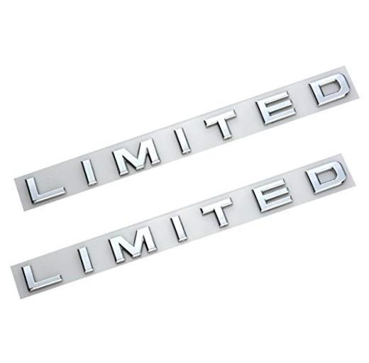 2 PACK 11Inch LIMITED Sticker 3D Logo Auto Car Emblem Badge ABS Decal Chrome