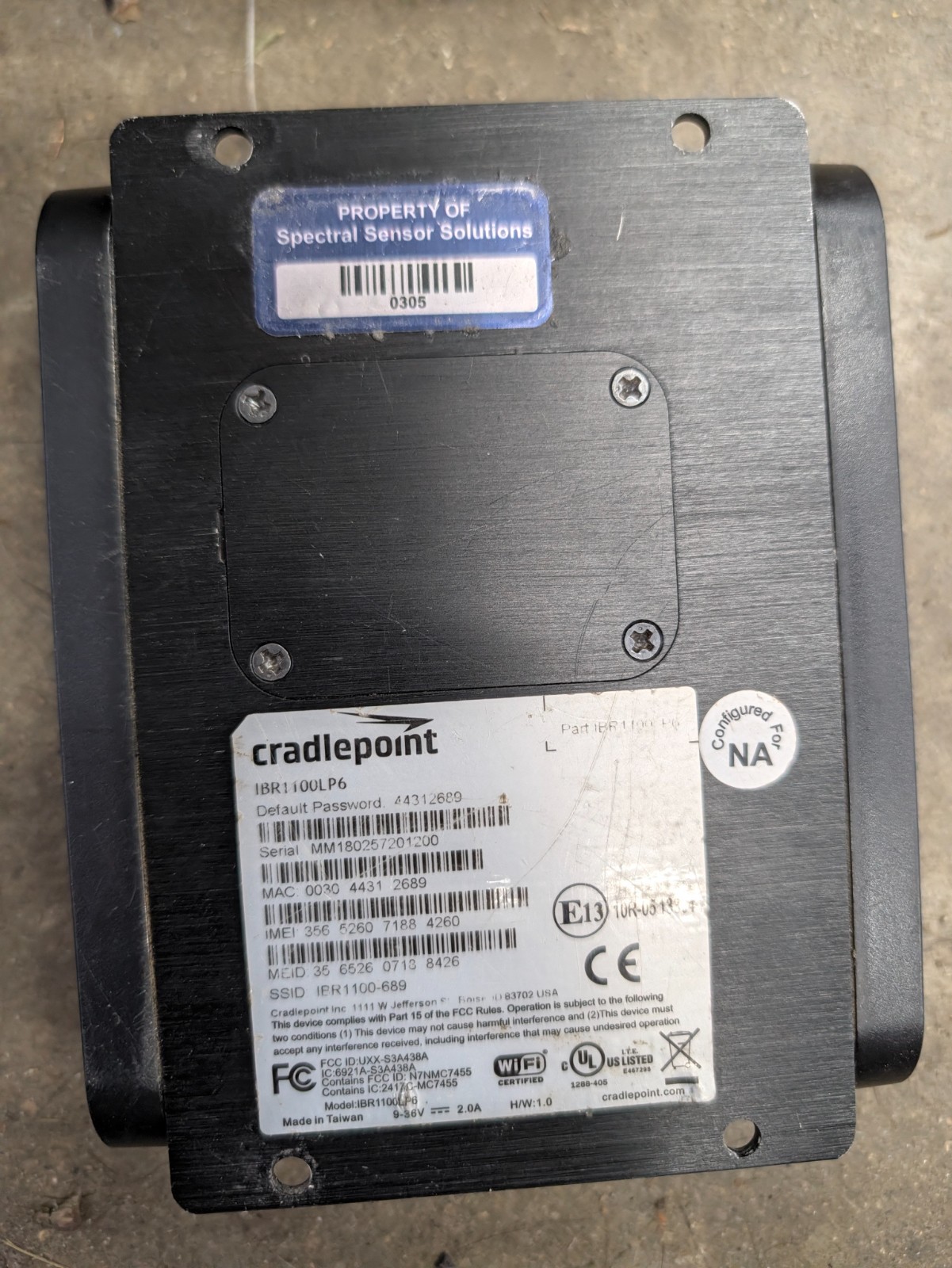 cradlepoint IBR1100LP6