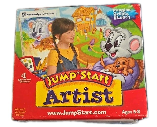 JumpStart Artist (PC, 2006) CD-ROM Video Game / New Sealed Kids