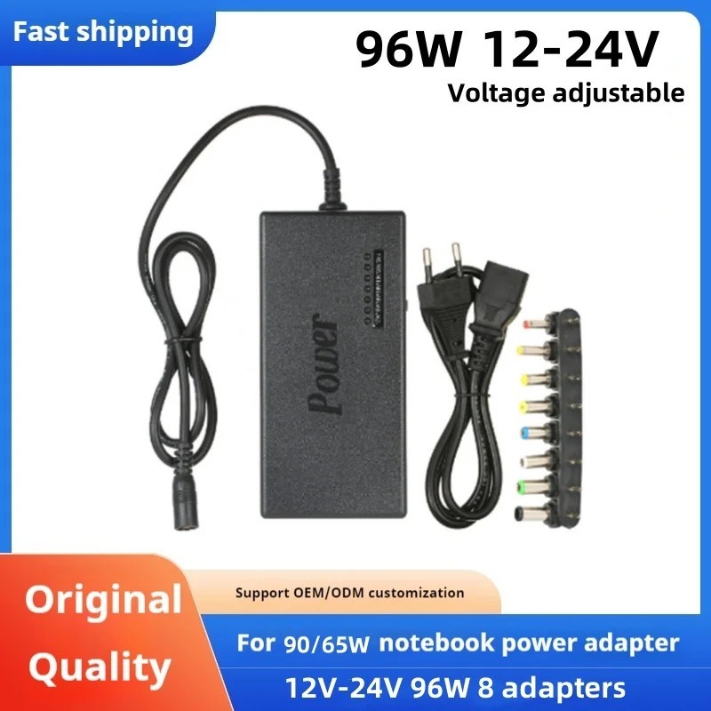 96W Universal Laptop Charger AC Power Adapter Supply Cord ASUS HP Lenovo Acer