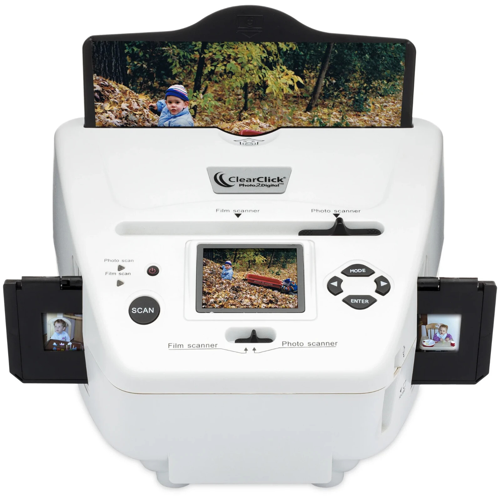 ClearClick Photo To Digital 10MP Scanner Scan Film Negatives & Photos To Digital