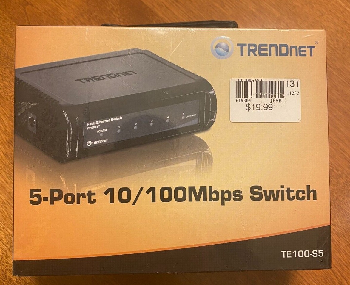 TRENDnet 5-Port 10/100Mbps Fast Ethernet Switch