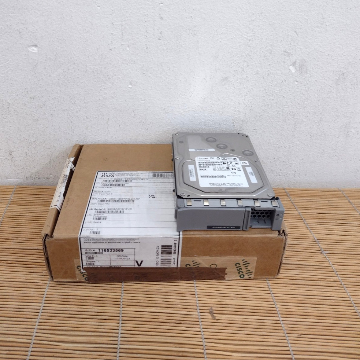 Cisco UCS-HD6T7KL4K 6TB 12G SAS 7.2K RPM LFF HDD 4K In Box