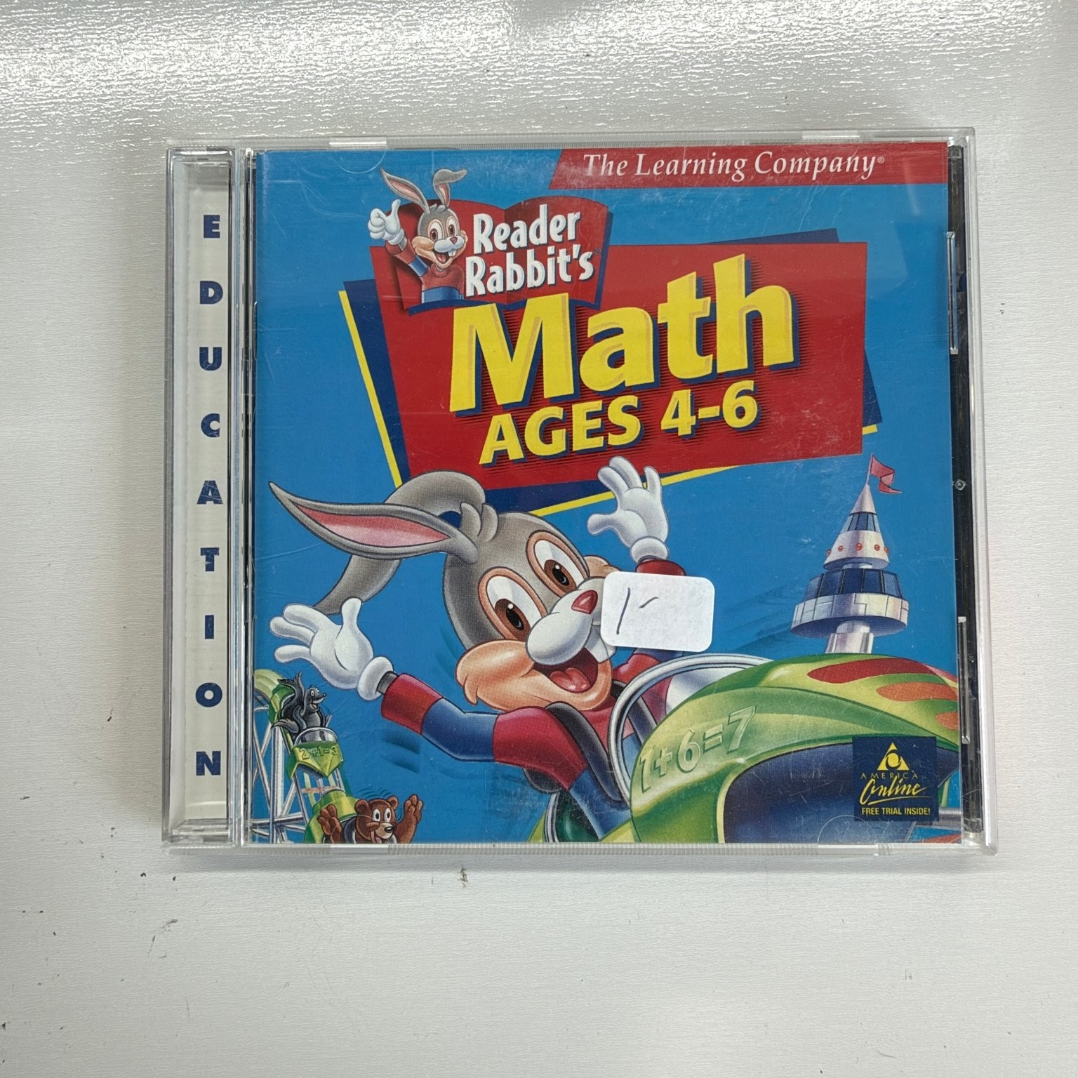 The Learning Company Reader Rabbit's Math Ages 4-6 CD-ROM Educational Software