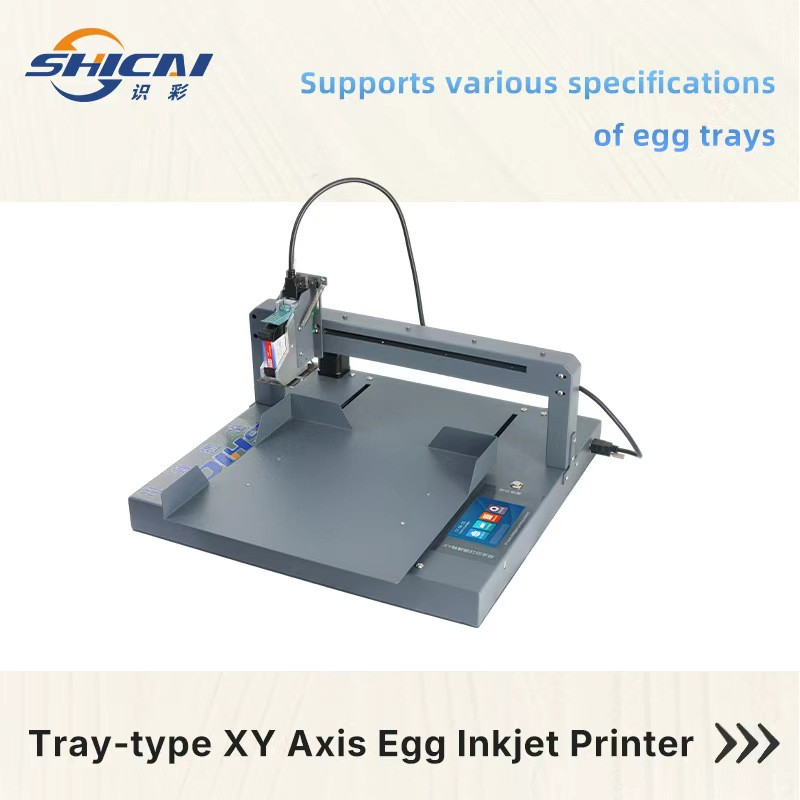 Automatic Egg Inkjet Printer 600DPI Date Coding Edible Ink Machine