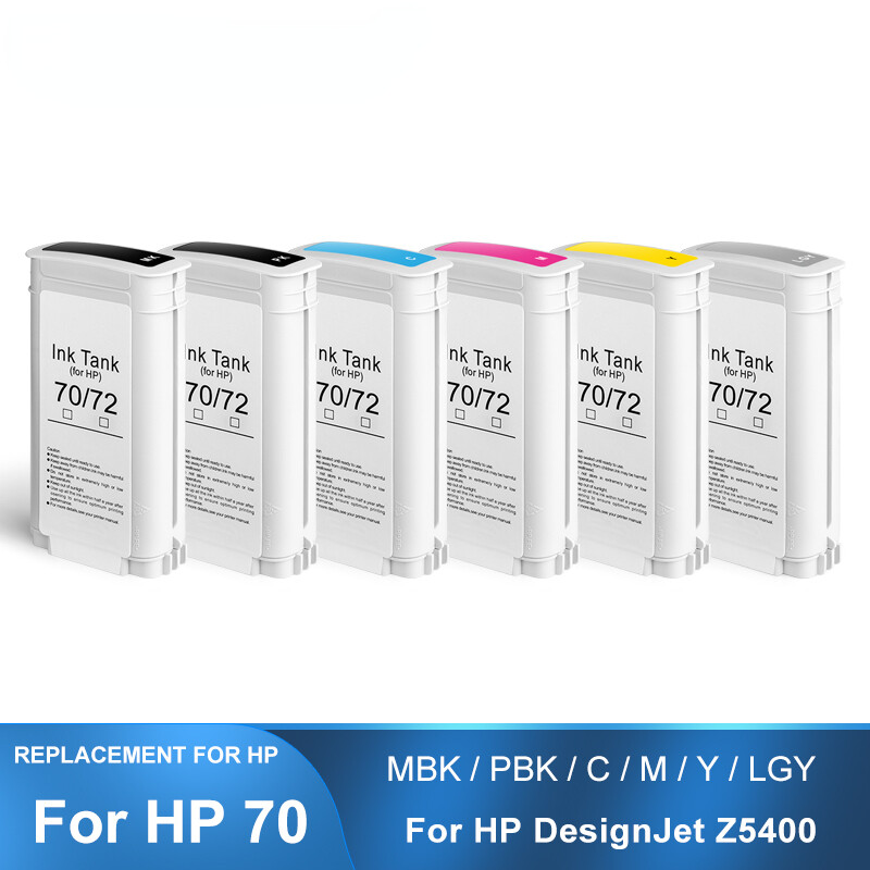 6Colors For HP70 HCompatible Ink Cartridge For HP Z2100 Z3100 Z3200 Z5200 Z5400