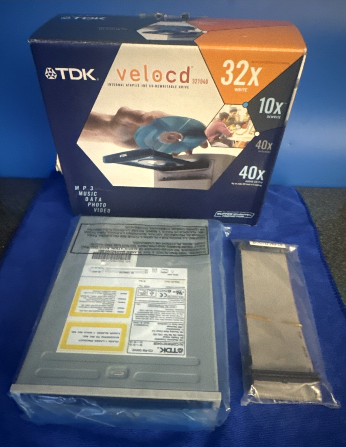 TDK VeloCD Internal IDE CD-RW Open Box