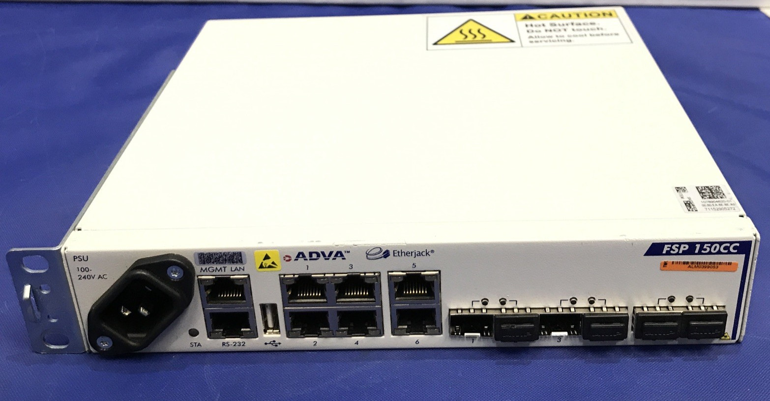 ADVA FSP 150CC-GE114 / 1078904620-01 Networking Module