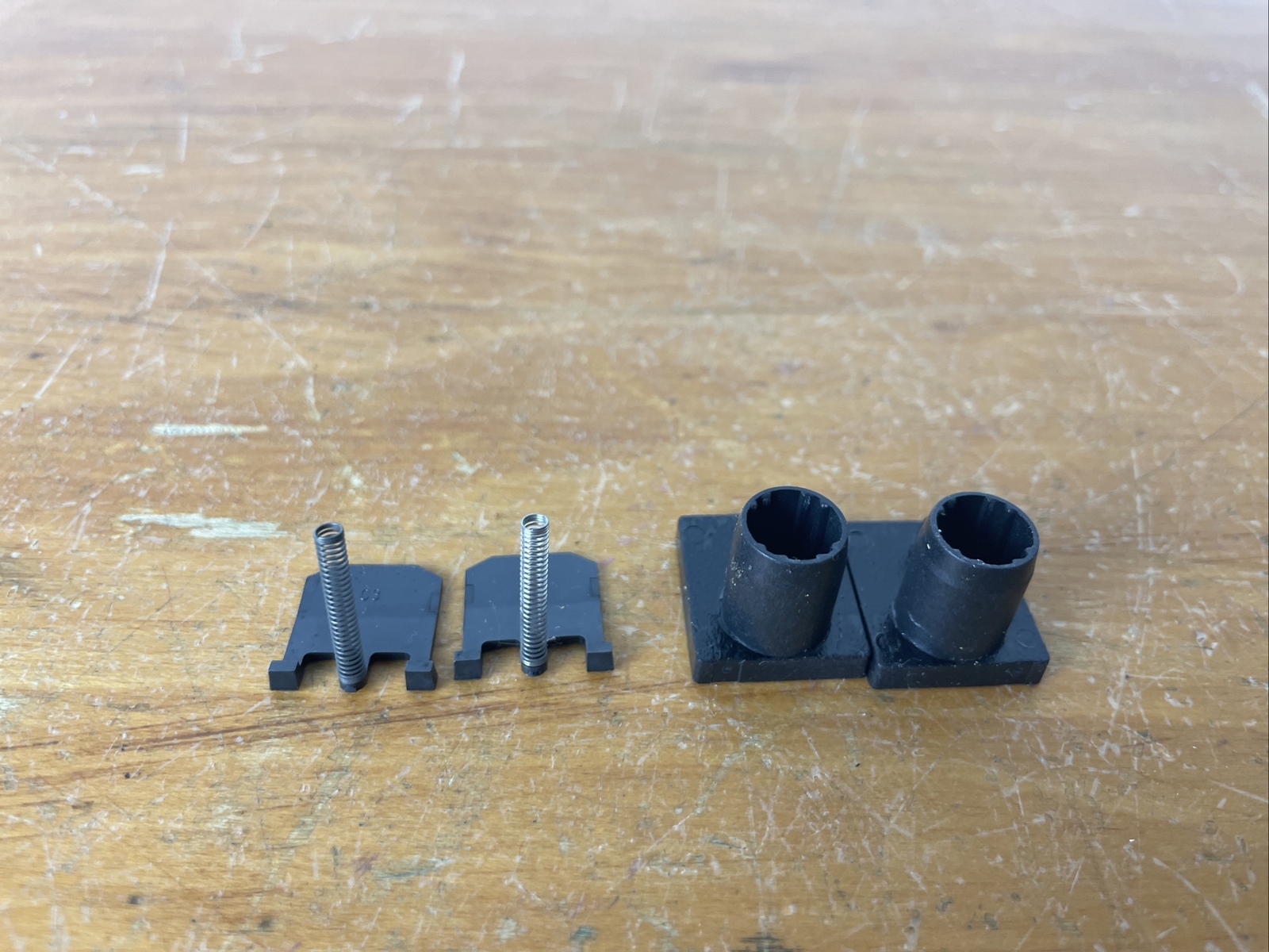 Lot Of 2 Vintage IBM Model F XT Keyboard Parts Spring Hammer & Barrel Set