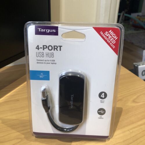 Targus 4-Port USB Hub - Hub - 4 x Hi-Speed USB - desktop (ACH214) - PC & MAC