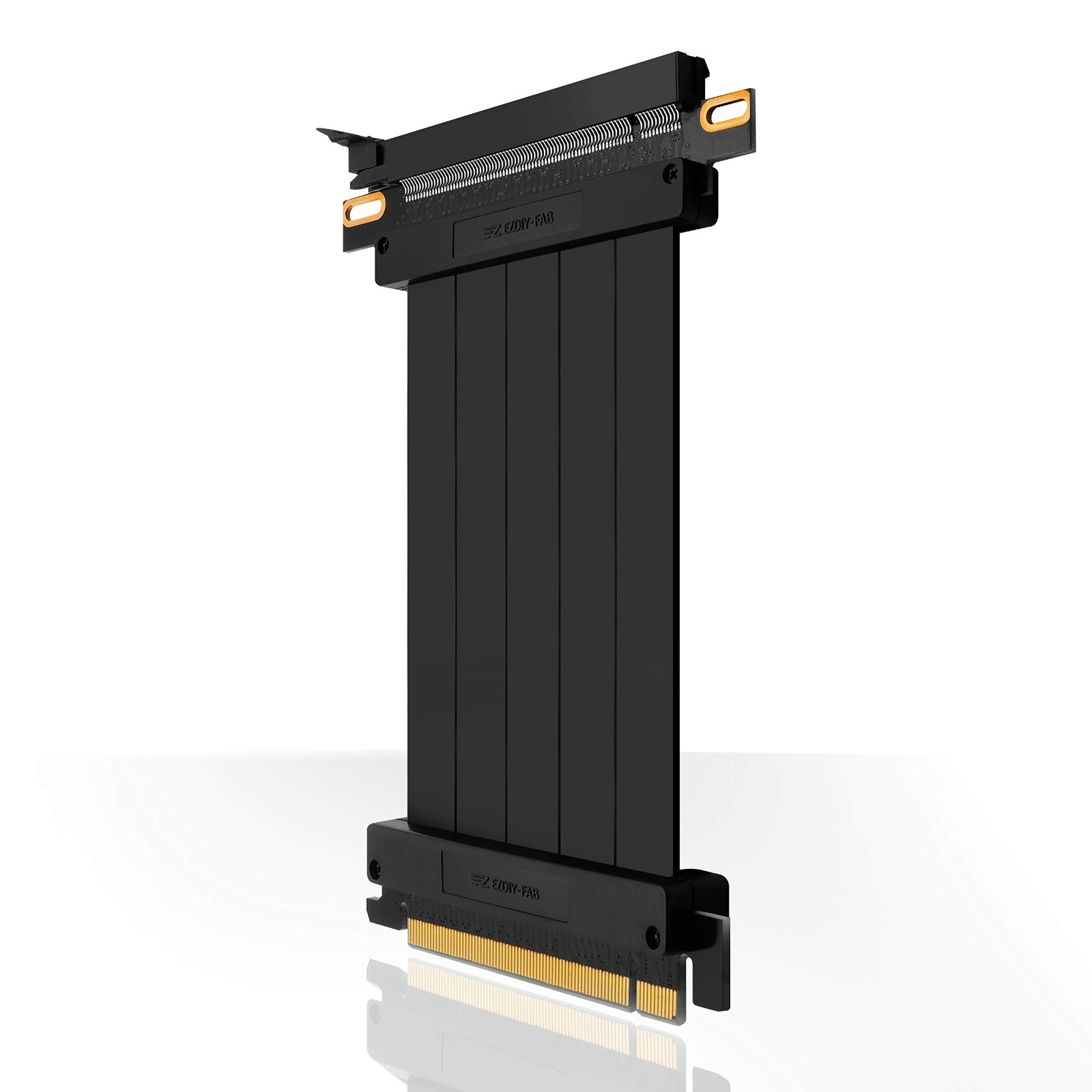 EZDIY-FAB PCI Express 3.0 16x Extreme High Speed Riser Cable | 20cm 180 Straight