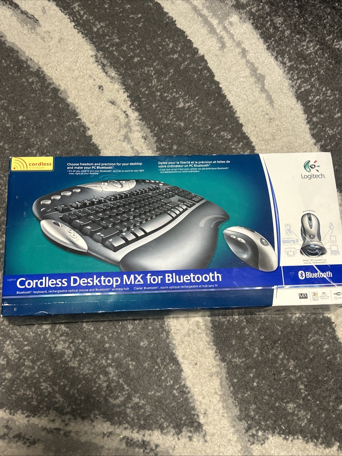 Logitech Bluetooth Cordless Desktop MX Keyboard/Mouse - US English New