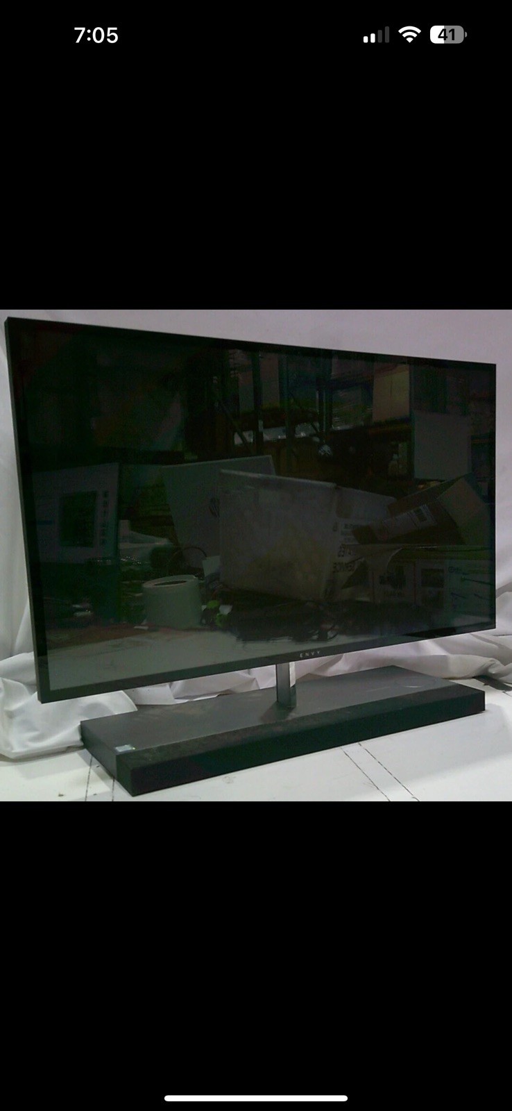 HP Envy Touch-Screen All-In-1-27"  Desktop computer Intel Core i7-16GB-256GB SSD