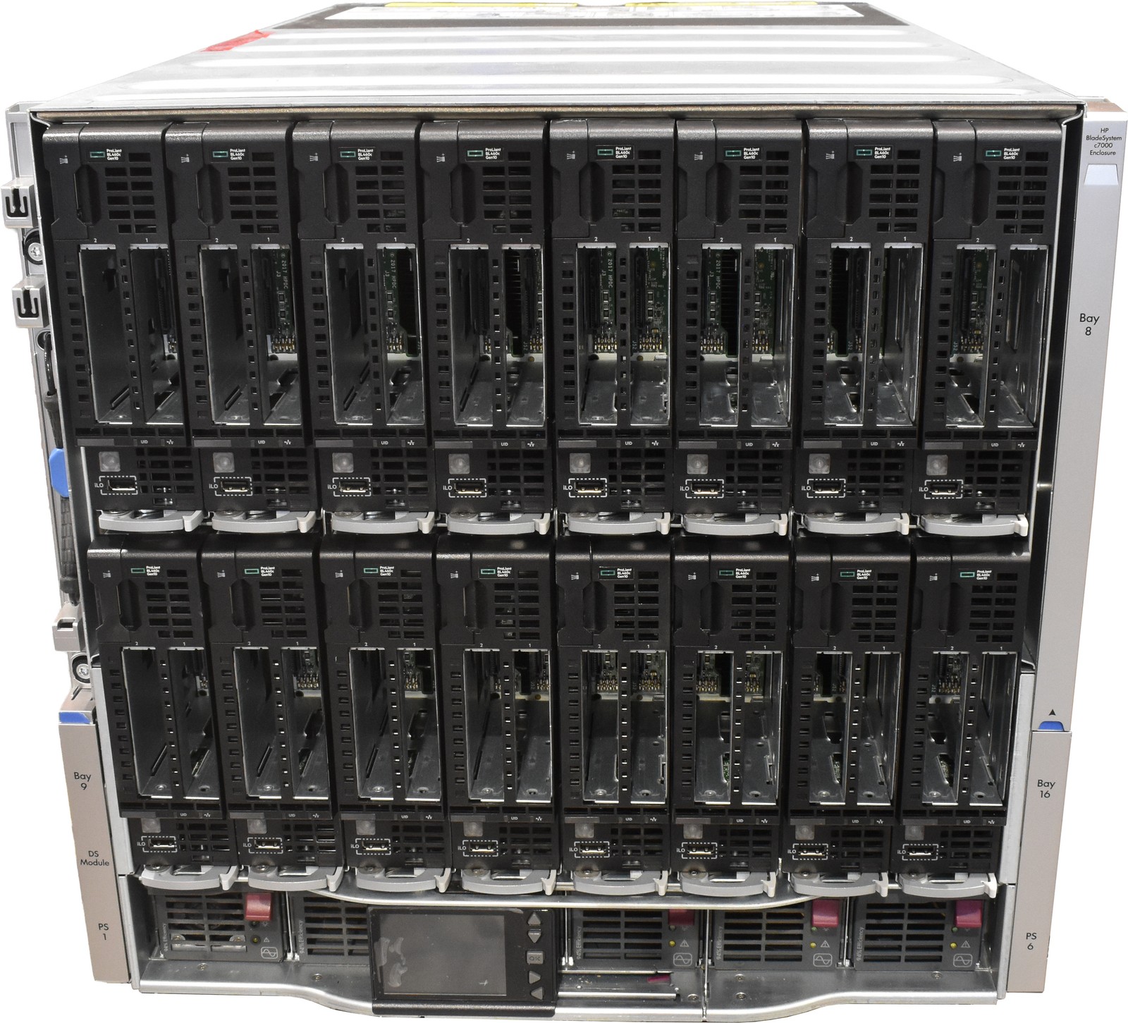 HP BladeSystem c7000 Enclosure 16 x BL460C G10 2xGOLD 5115 32GB 863442-B21