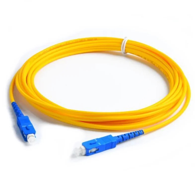 1M-10M SC UPC to SC UPC Simplex OS2 9/125 LSZH Single Mode Fiber Patch Cord FTTH
