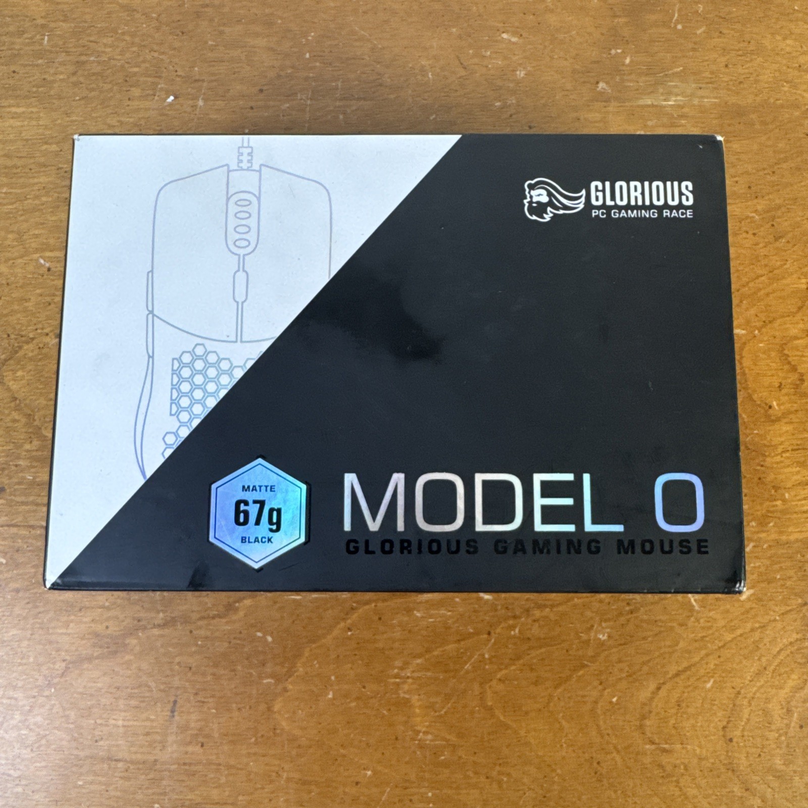 Glorious Model O Wired PC Gaming Mouse Black WITH BUNGEE 67g