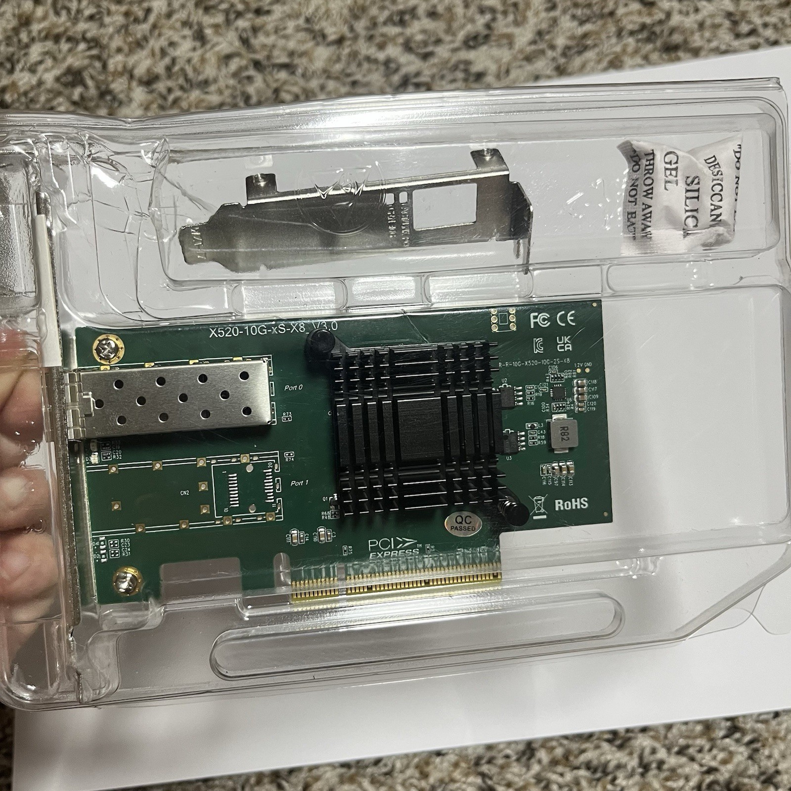 PCI Express 10Gtek 10GbE PCIE Network Interface Card X520-10G-xS-X8 V3.0