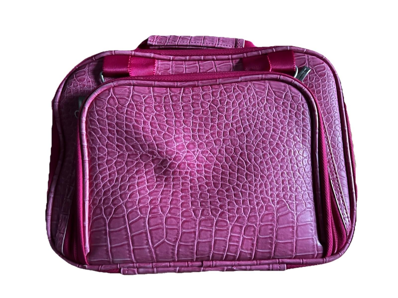 CASECROWN PINK ALLIGATOR LAPTOP CASE