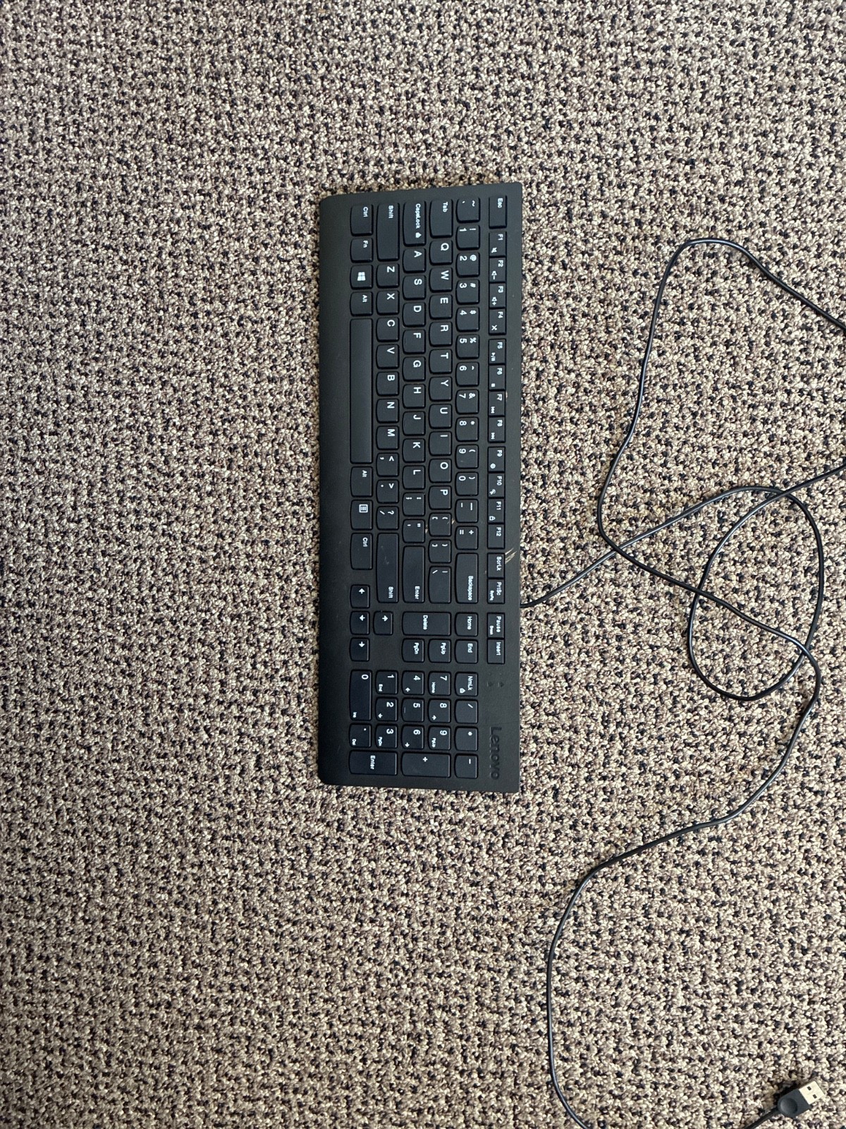 a black 100% work keyboard