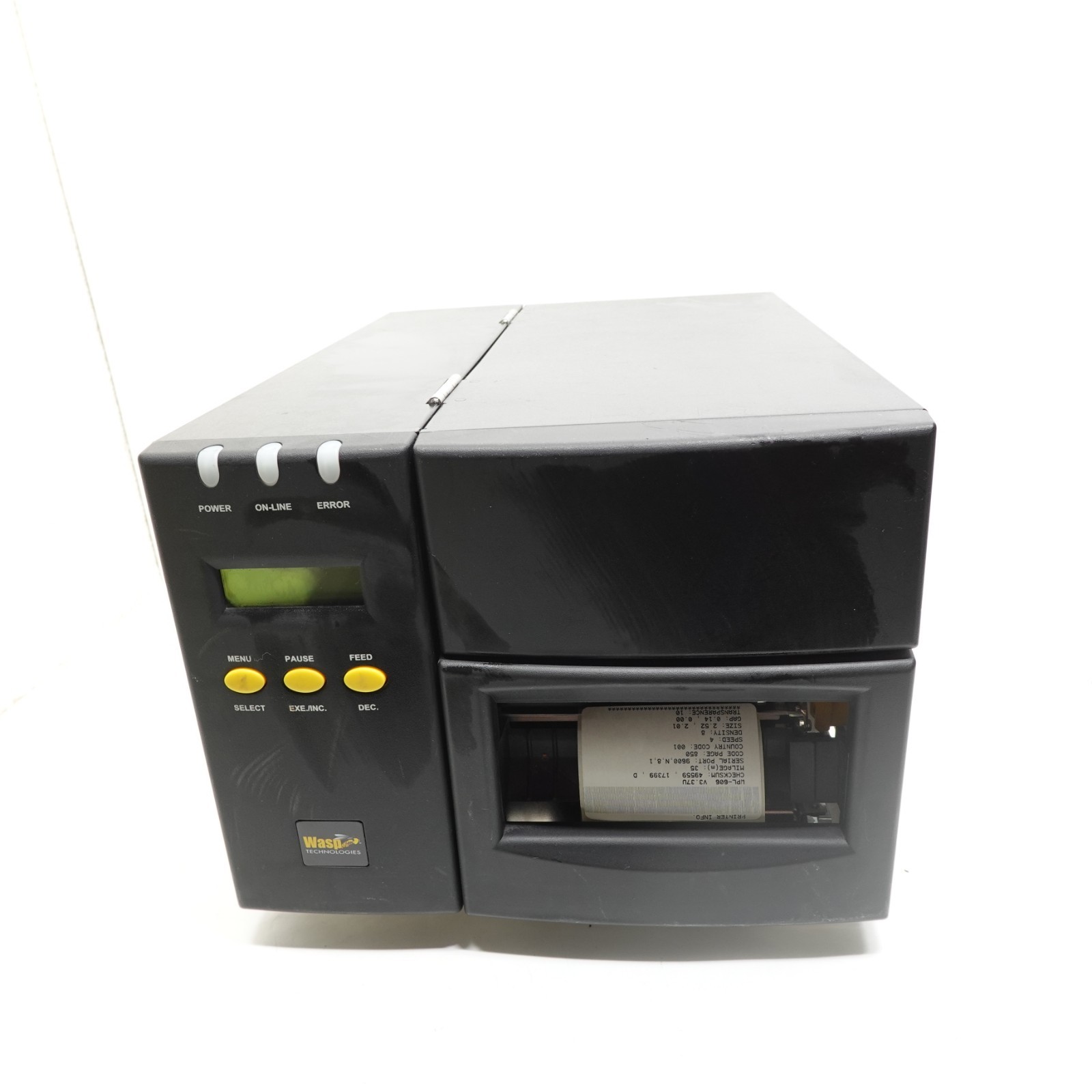 Wasp WPL606 Industrial Thermal Transfer Barcode Label Printer USB Serial Tested