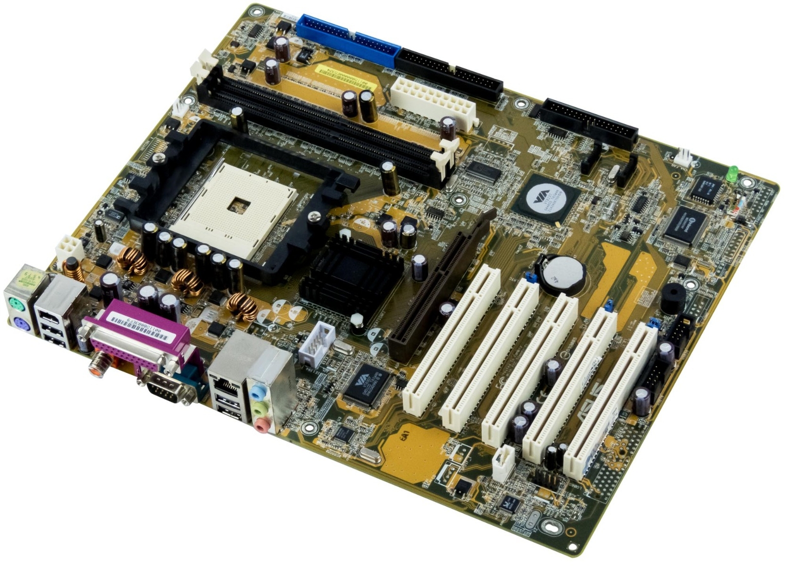Asus K8V-F/S Socket 754 2x DDR AGP 5x PCI ATX Mainboard