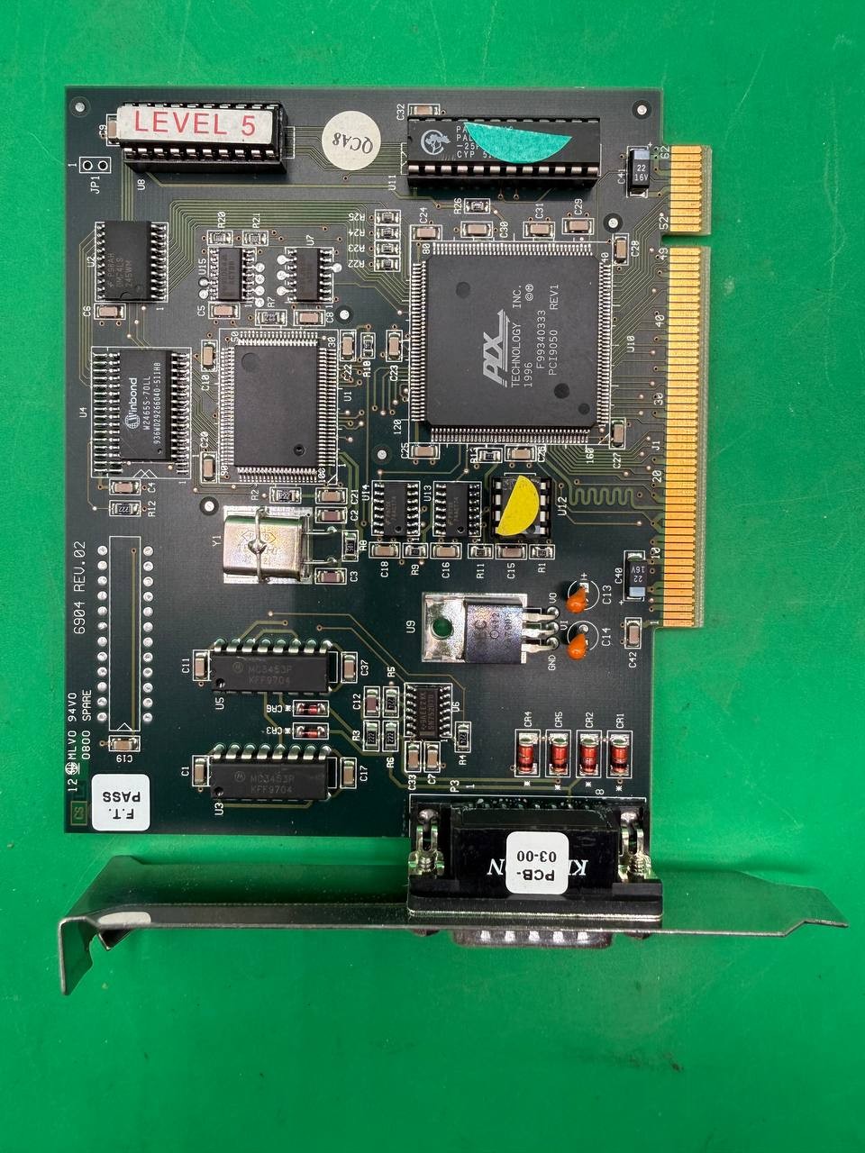 PLX PCI9050 DB25 Industrial Interface Expansion Card PCB 03-00 TC