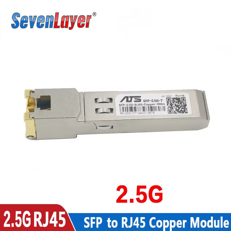 SFP 10G+Base-T GBIC Gigabit Port SFP RJ45 Module Code 2.5G  Compatible for Vario