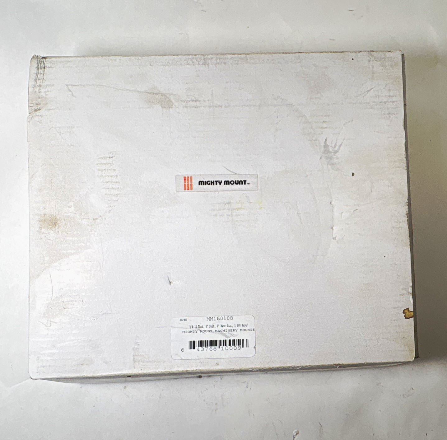 S&W Mighty Mount MM160108 Leveling Machine Mount 6" Base 3/4-10 x 8" Stud NIB
