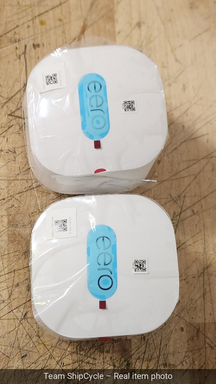 Eero 6 Plus Dual Band Mesh WiFi 6 Router  White 2Pack Bundle Frontier G1N