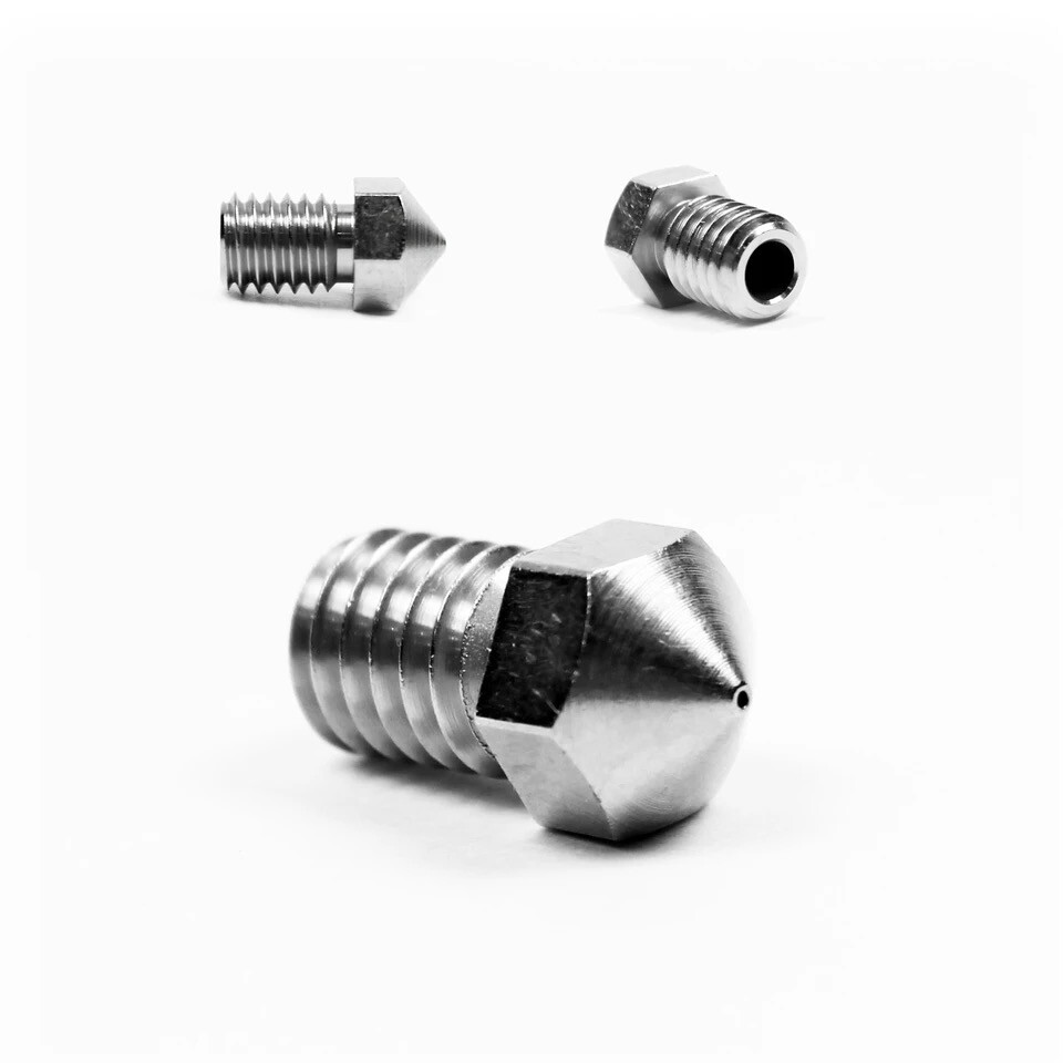 [3DMakerWorld] Micro Swiss Plated Brass Nozzle - RepRap (M6), 2.85mm, 0.3mm