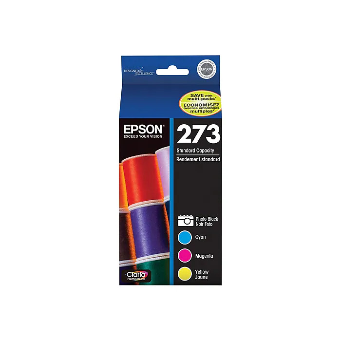 Epson 273 Photo Black/Color Ink Cartridges  best before 07/2026