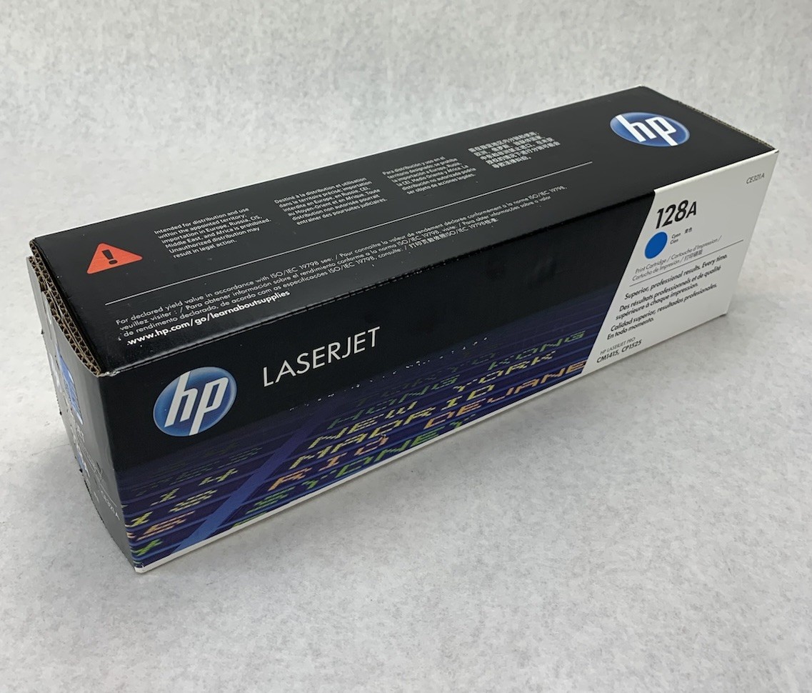 HP LaserJet 128A CE321A Cyan Print Cartridge Exp: Mar 2019