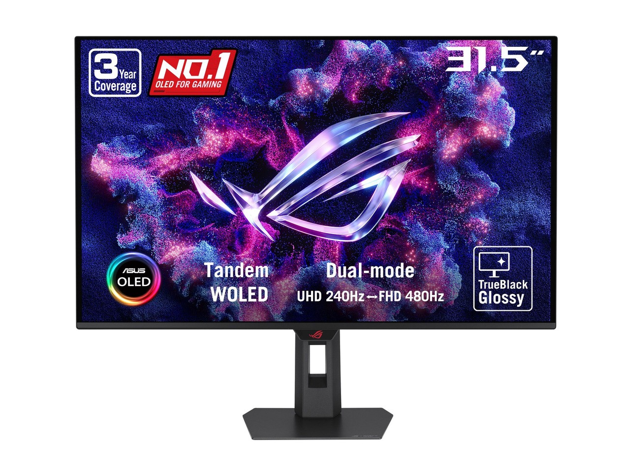 ASUS ROG Strix 32 inch Dual Mode UHD 4K 240Hz Full HD 480Hz AMD FreeSync Premium
