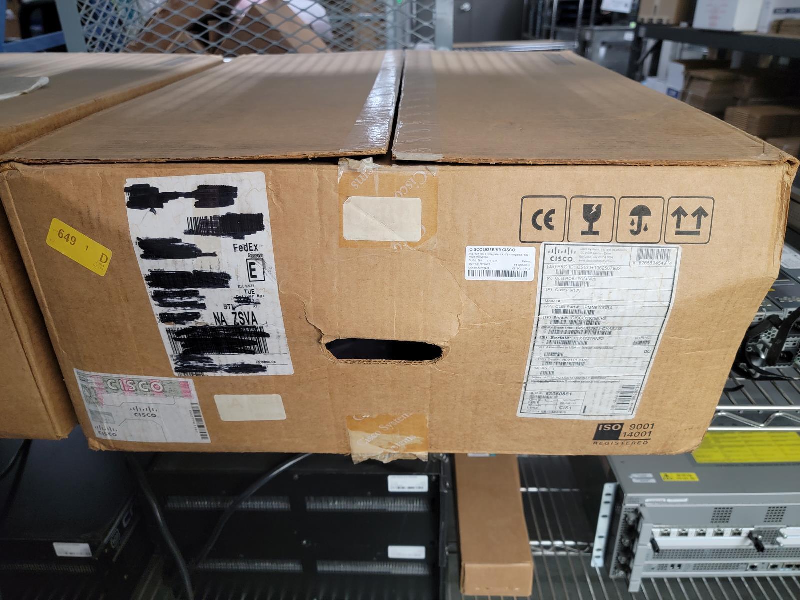 CISCO Wired Routers CISCO3925E/K9, Grade New-Open Box, SKU  15472