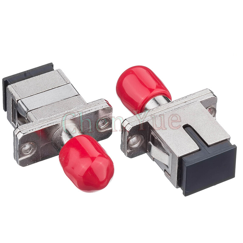 20pcs SC to ST Adapter Simplex SM Fiber Optic Adapter SC-ST Optic fiber coupler